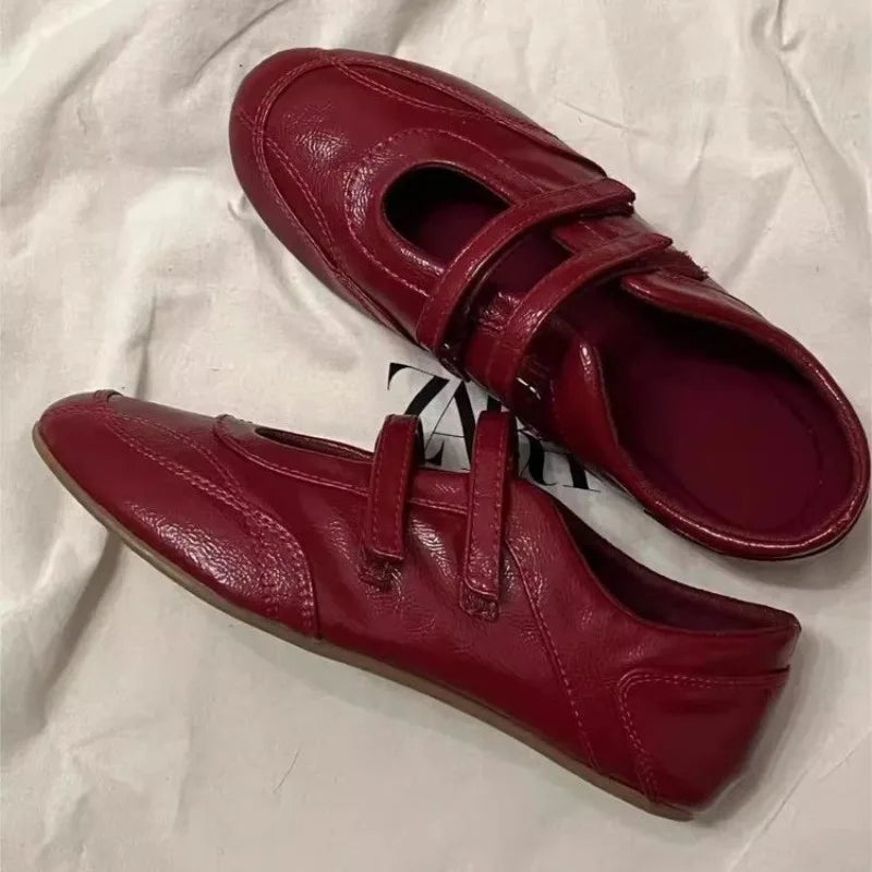 Speedy Round Toe Anti-Slip Wear-Resistant Flats