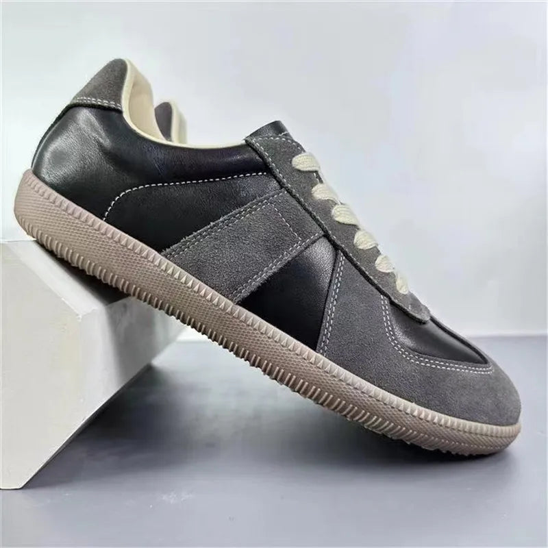 Underground JPY Black Leather Cowhide Gats