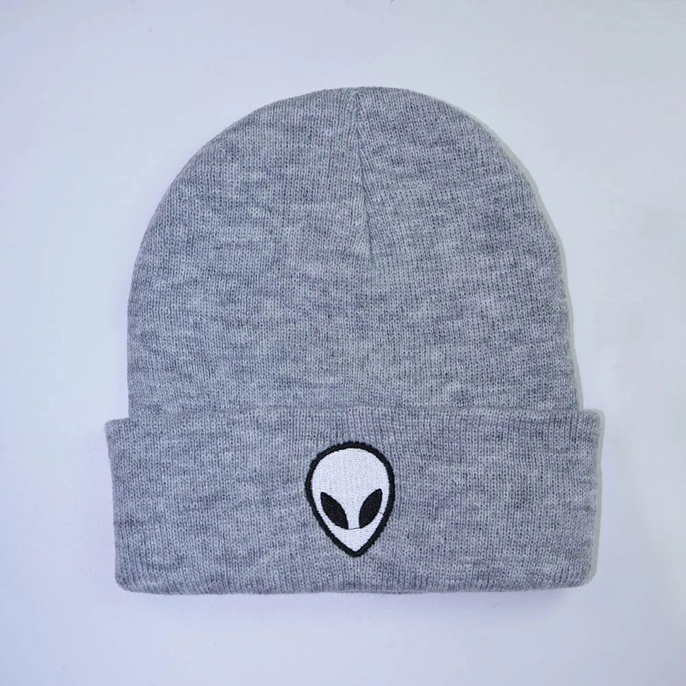 Alien Embroidered Beanie