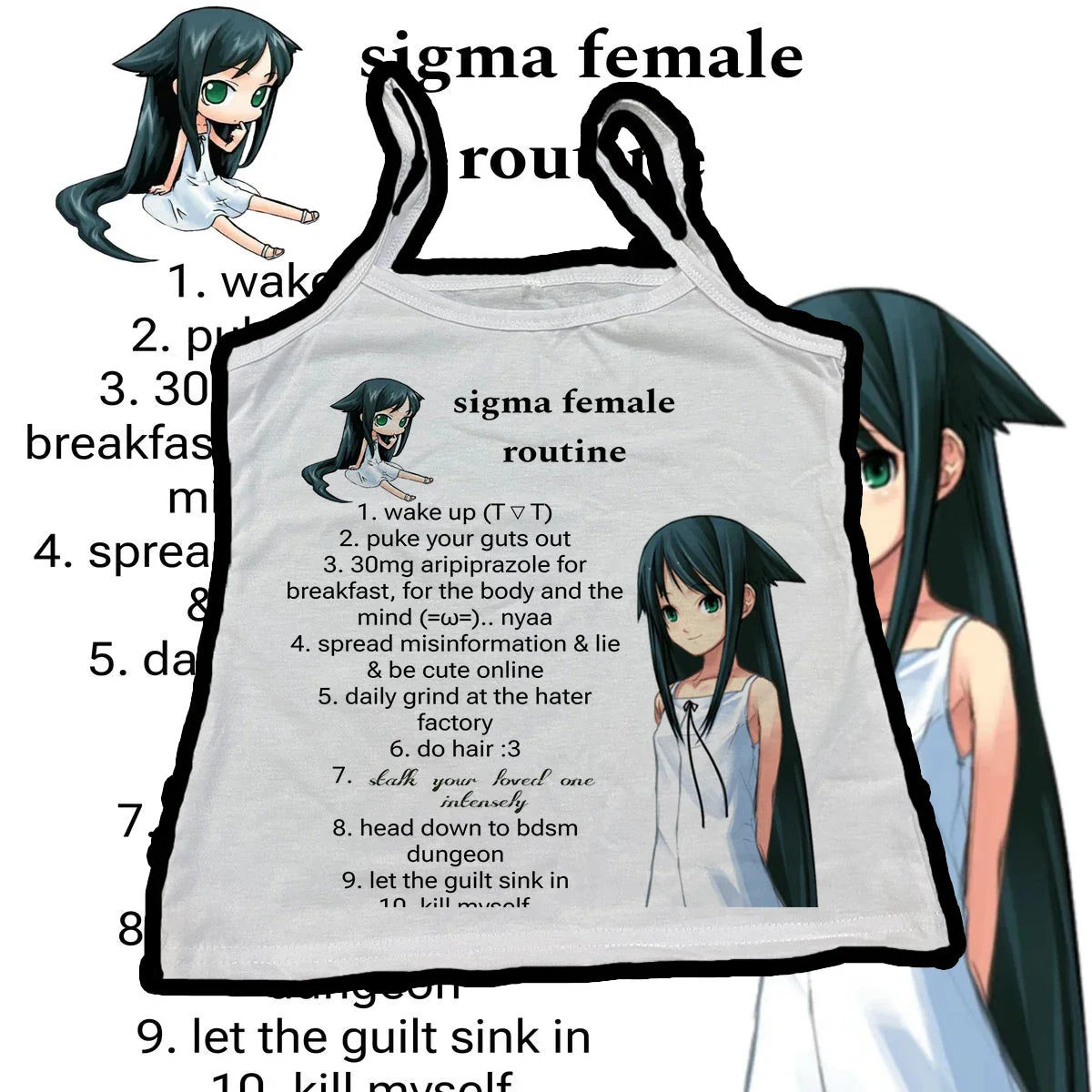 Sigma Female Routine Top