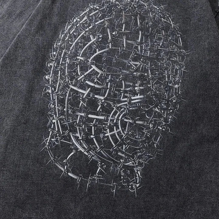Barbwire Mask Tee