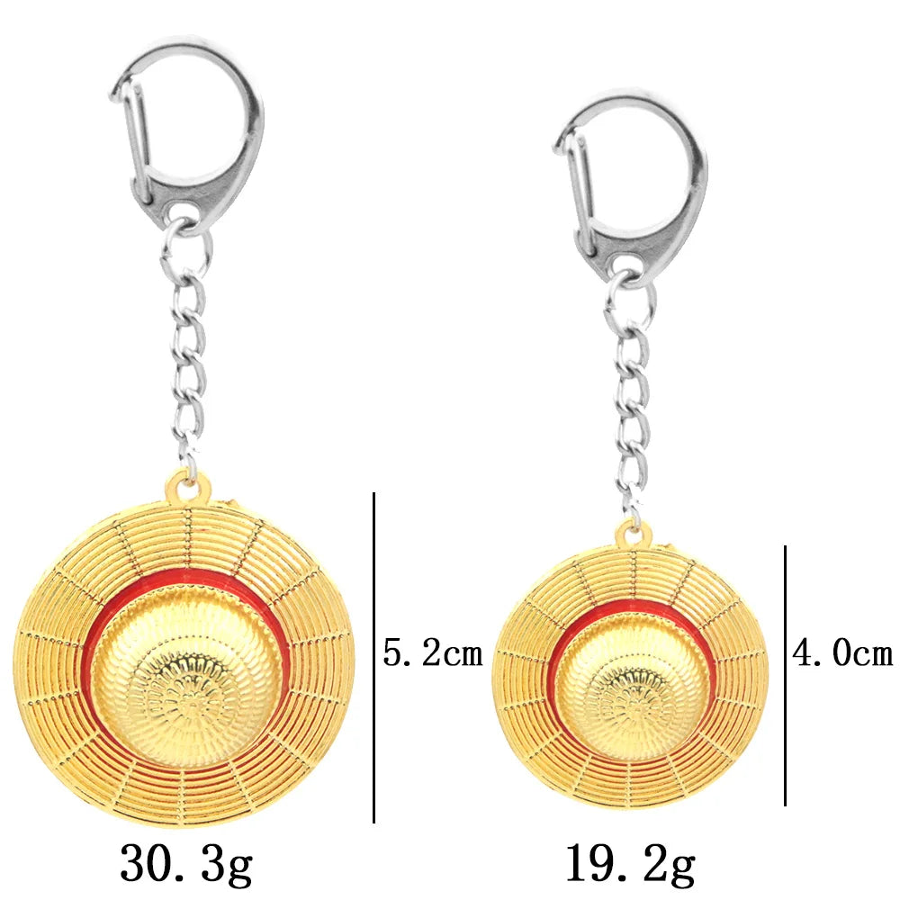 Luffy Straw Hat Keychain