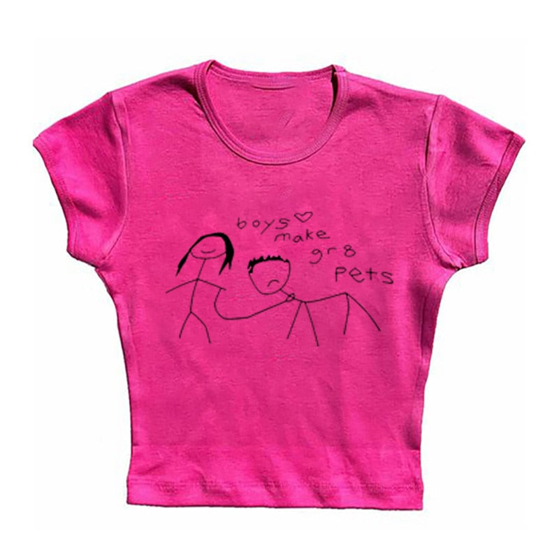 Boys Make Great Pets Crop Top