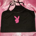 Embroidered Playboy Cami Top