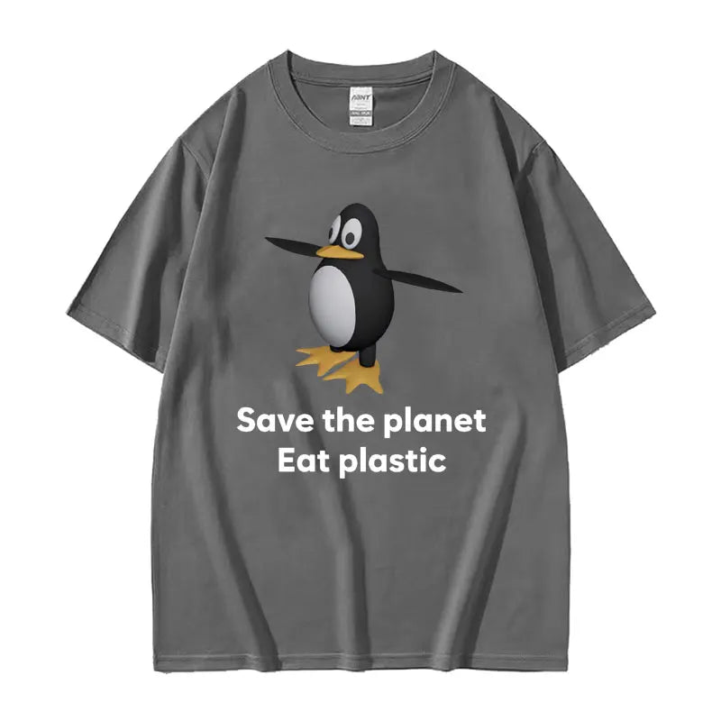 Save The Earth Eat Plastic Tee