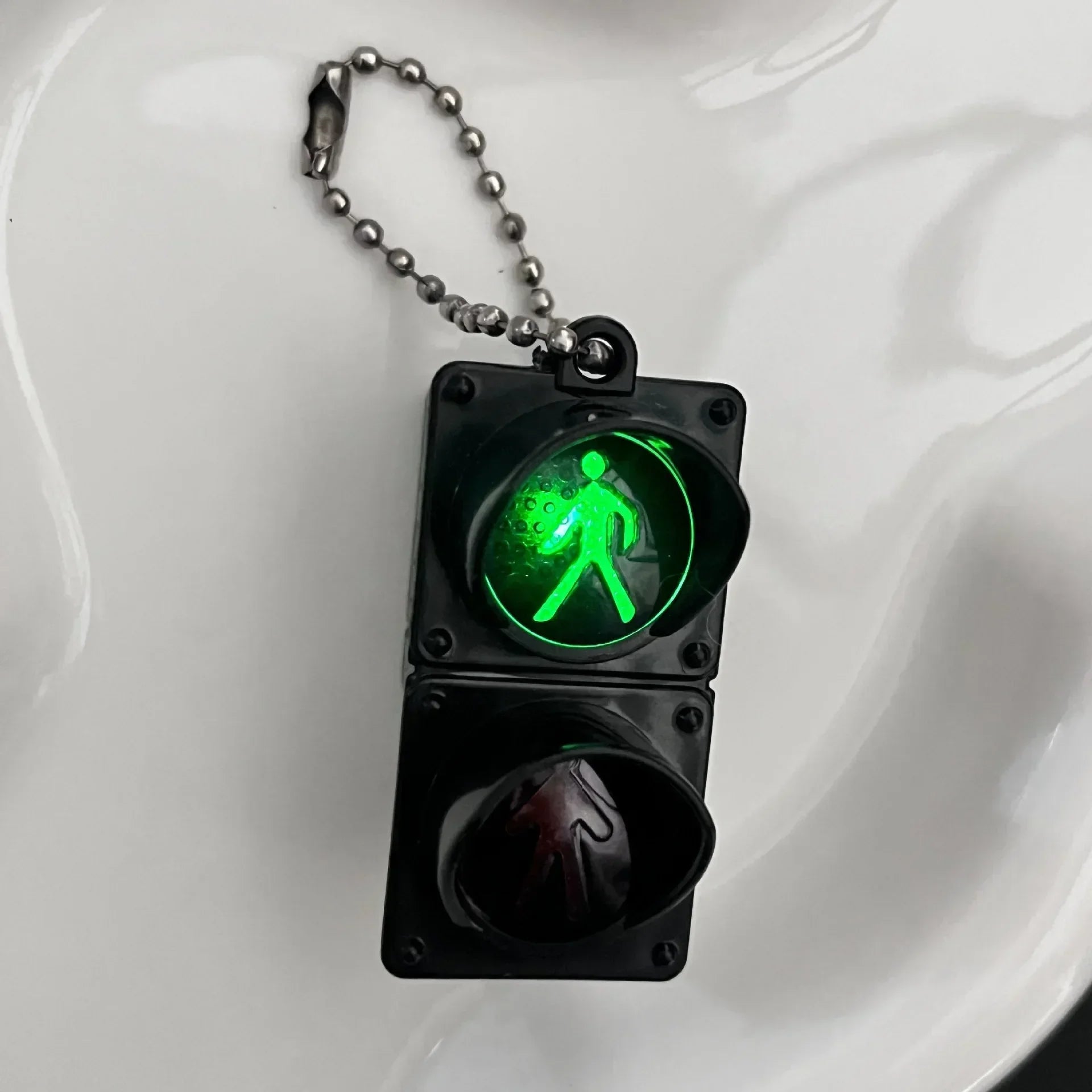 Traffic Light Keychain