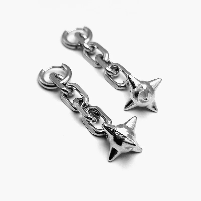 Dangly Spike Ball Earring