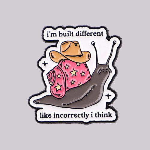 "i'm built different like incorrectly i think" Pin