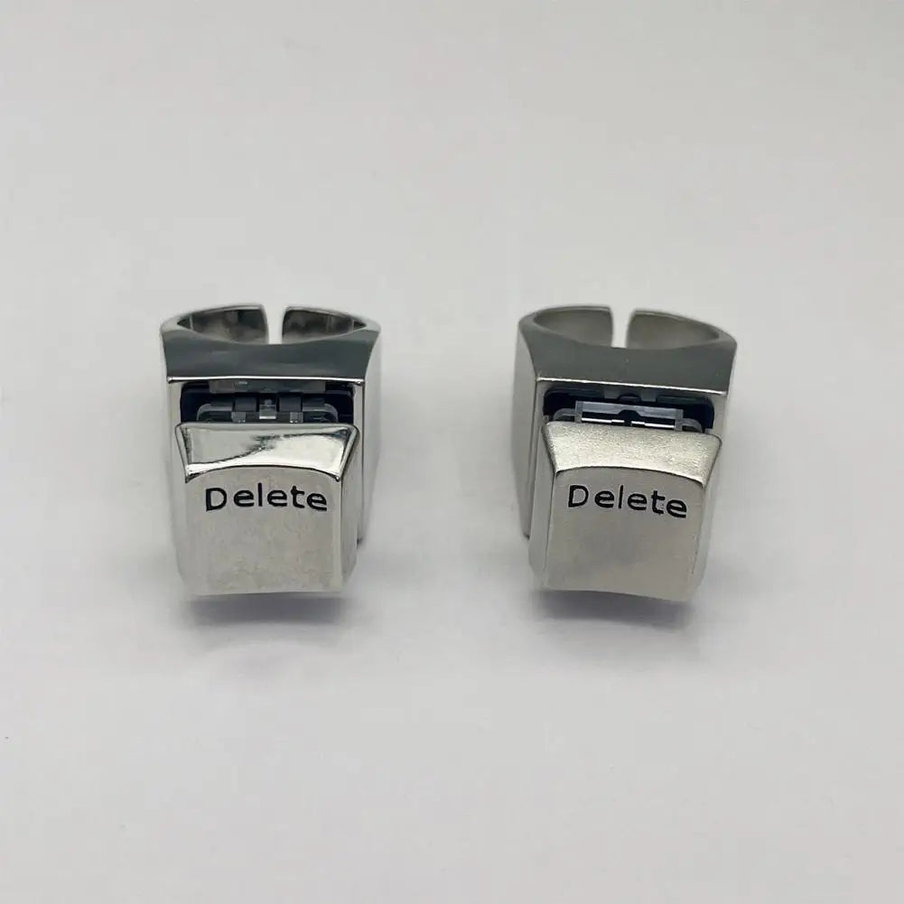 Clickable Delete Button Ring