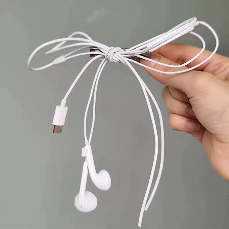 Headphone Wire Hair Clips
