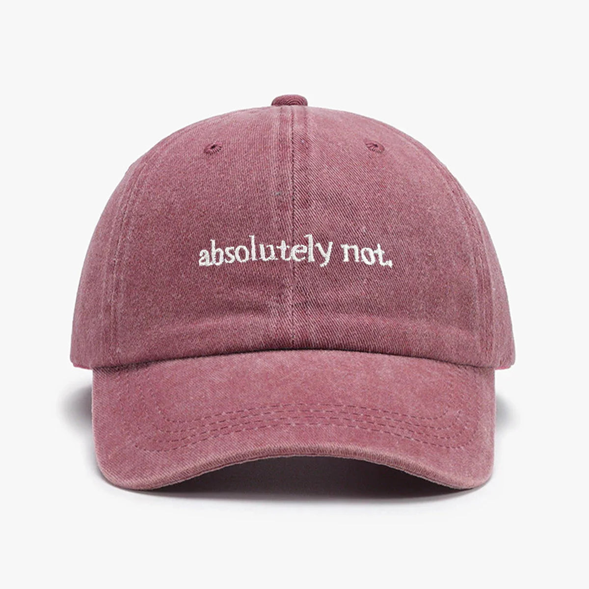Absolutely Not Embroidery Hat