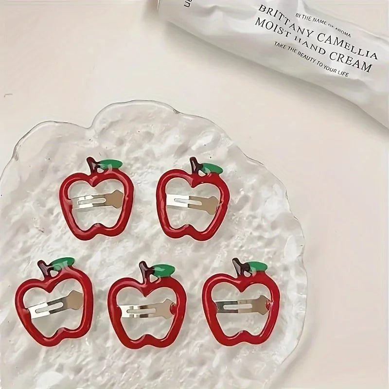 Hollow Apple Hair Clip
