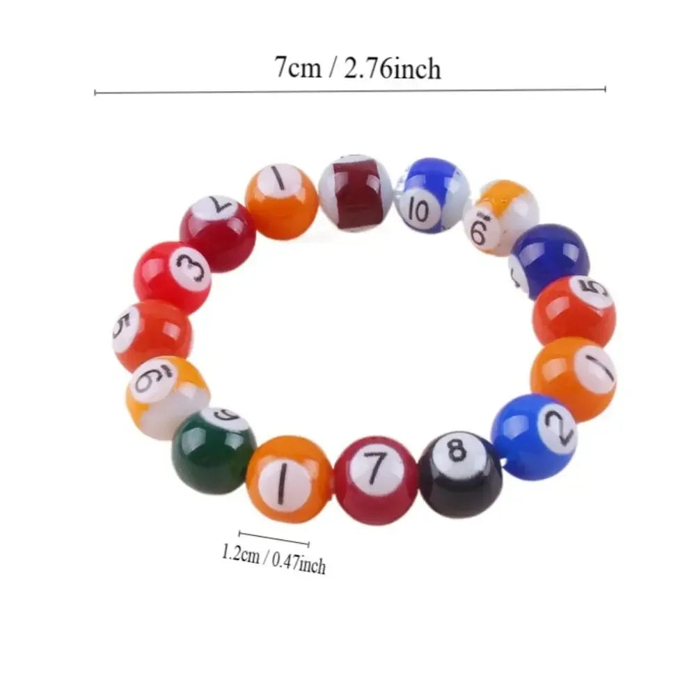 High Quality Glass Billiards Bracelet