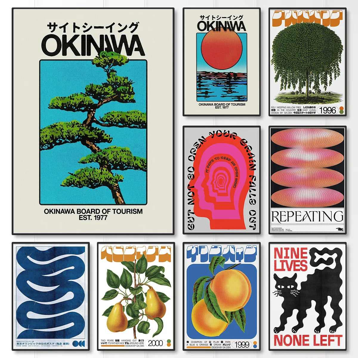 Japanese Okinawa Canvas Posters