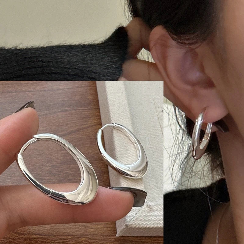 925 Sterling Silver Star Moon Earrings