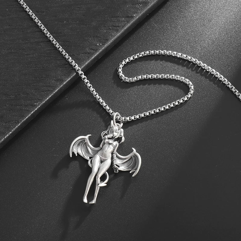 Sexy Devil Girl Necklace