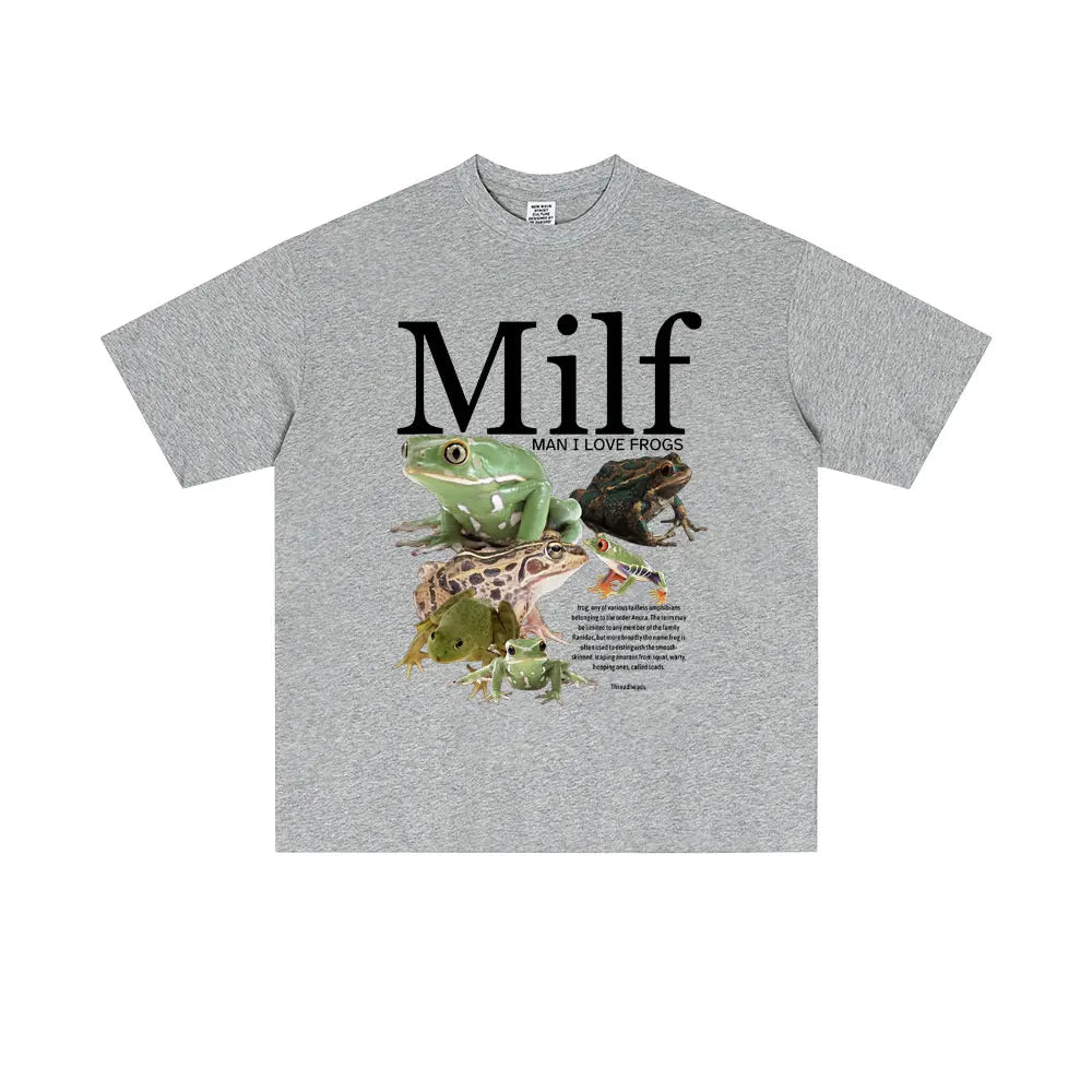 MILF Man I Love Frogs Funny Frogs Tee