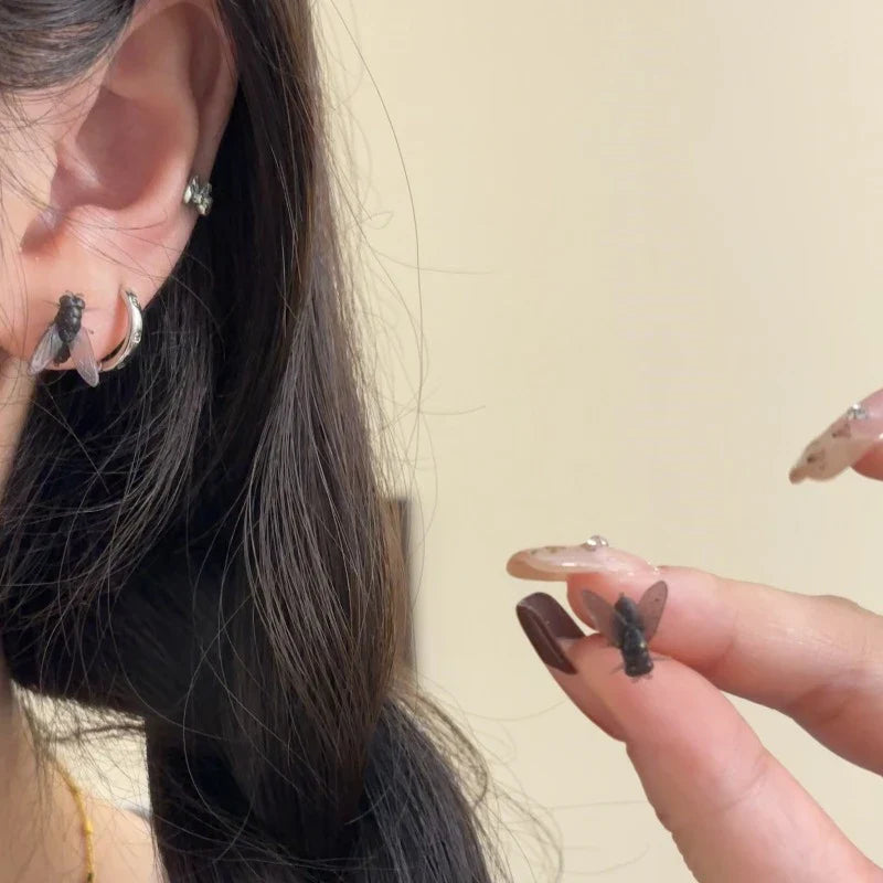 Prank Flies Stud Earrings