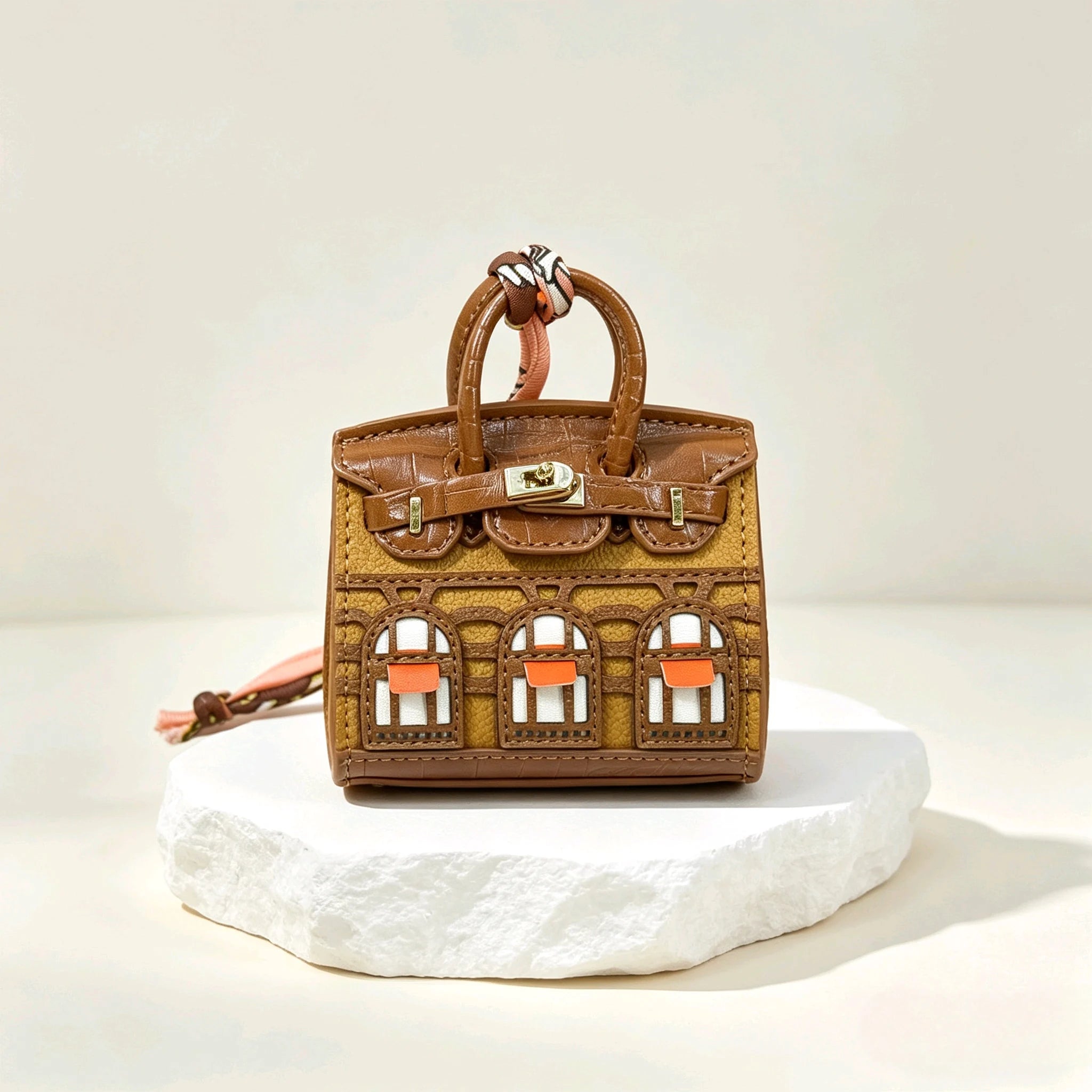 Mini Birkin Bag Keychain