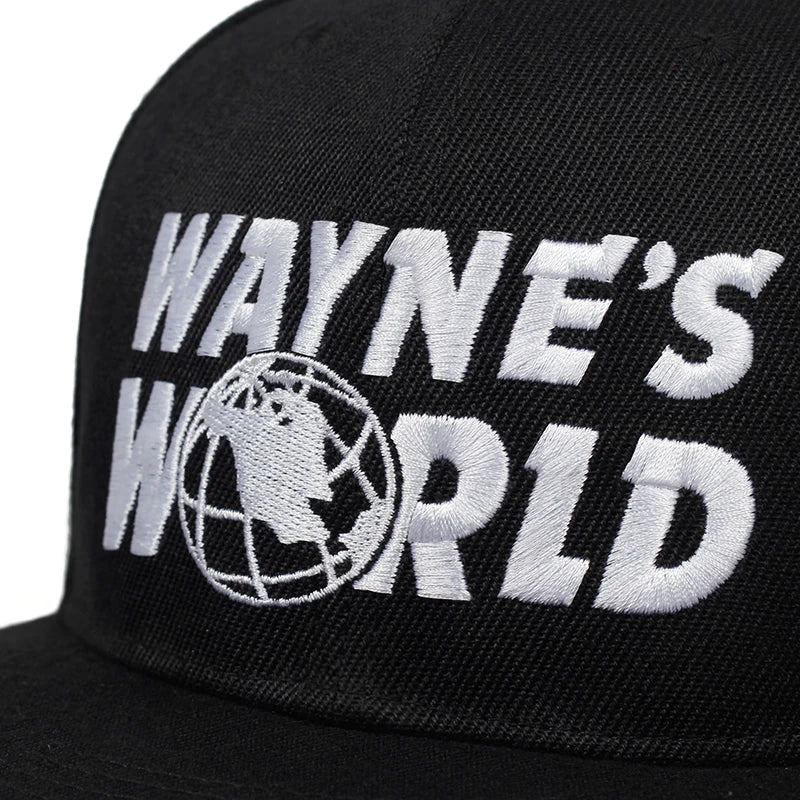 WAYNE'S WORLD Black Baseball Cap