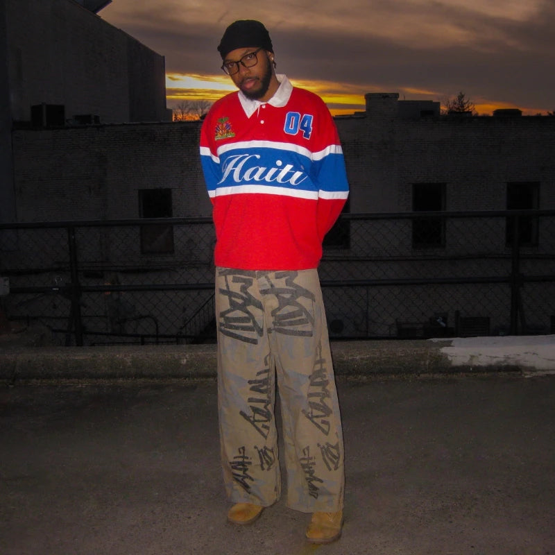Haiti Embroidered Polo Shirt