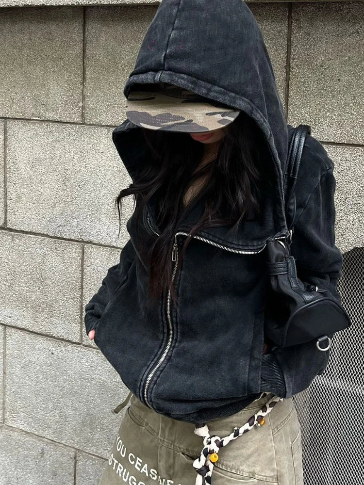 Asymmetrical Y Hoodie