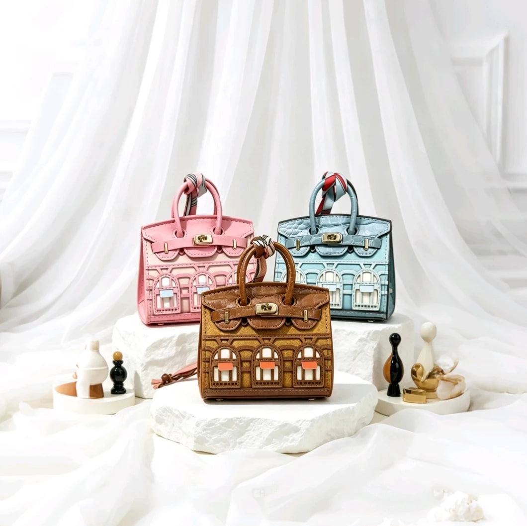 Mini Birkin Bag Keychain
