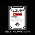 DiHydrogen monoxide Stickers