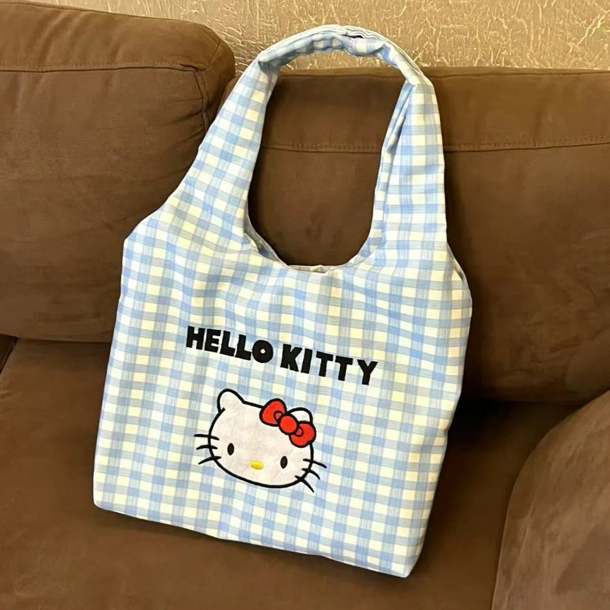 Hello Kitty Oversized Cotton Canvas Tote