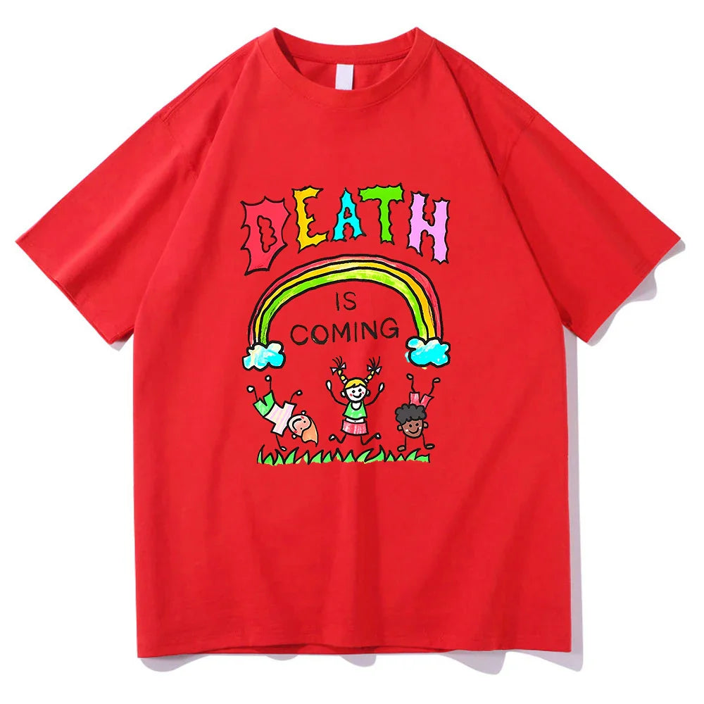 Death Is Coming Rainbow Tee