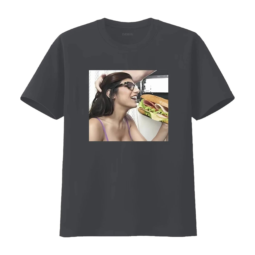 LIMITED Mia Khalifa Eating Sandwich Tee