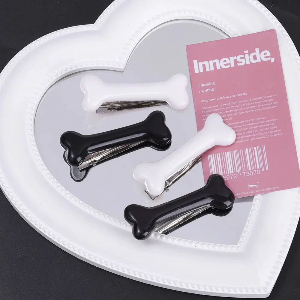 White Bone Hair Clip