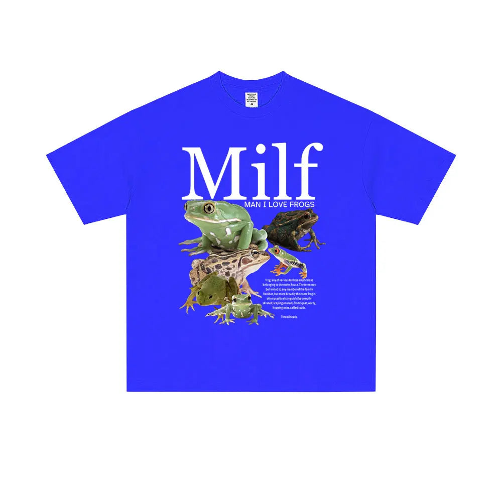 MILF Man I Love Frogs Funny Frogs Tee