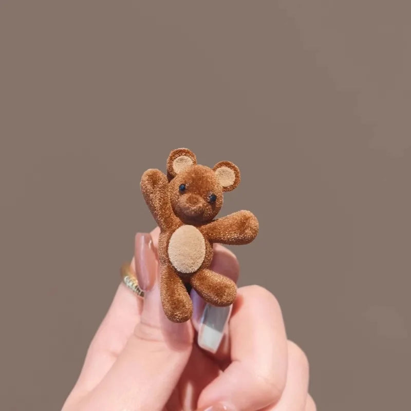 Teddy Bear Hair Clips