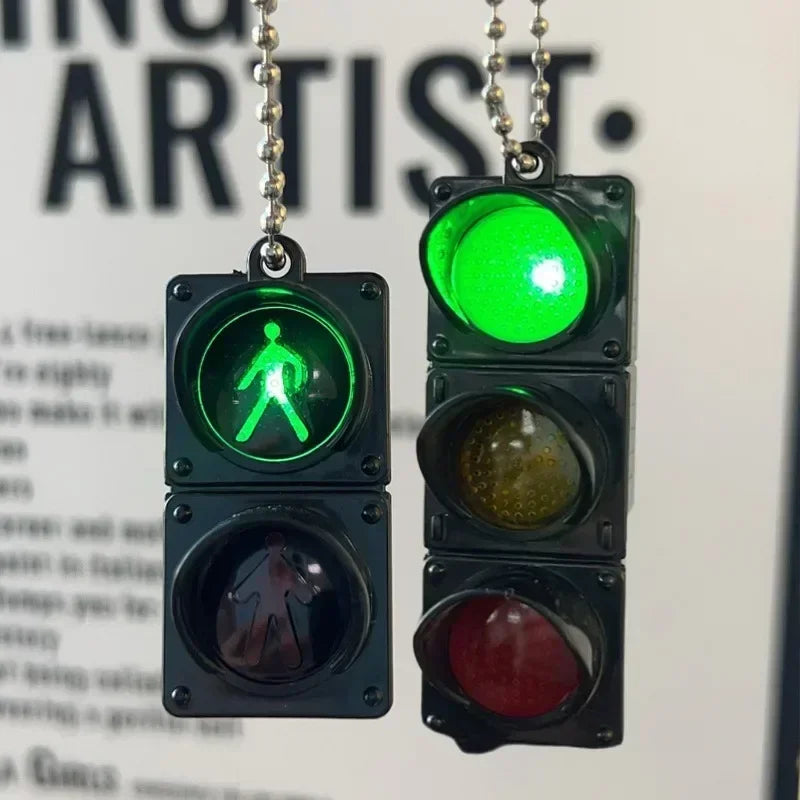 Traffic Light Keychain
