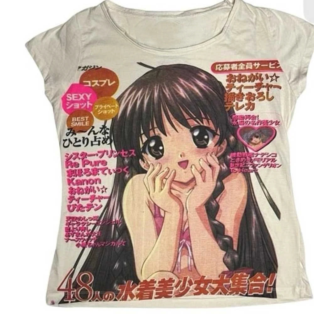 Vintage Anime Women Top