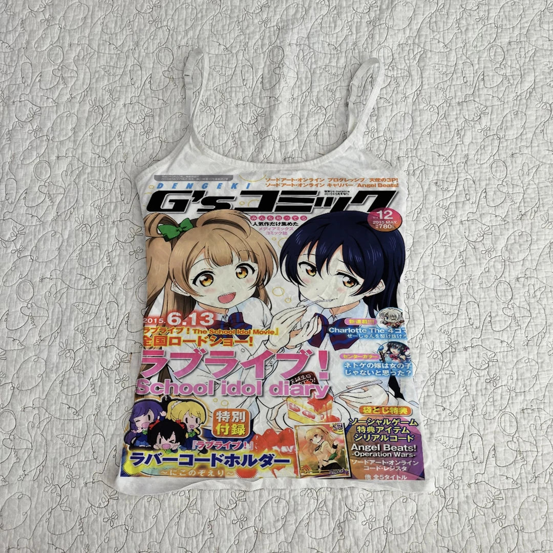 School Idol Slim Tank Top