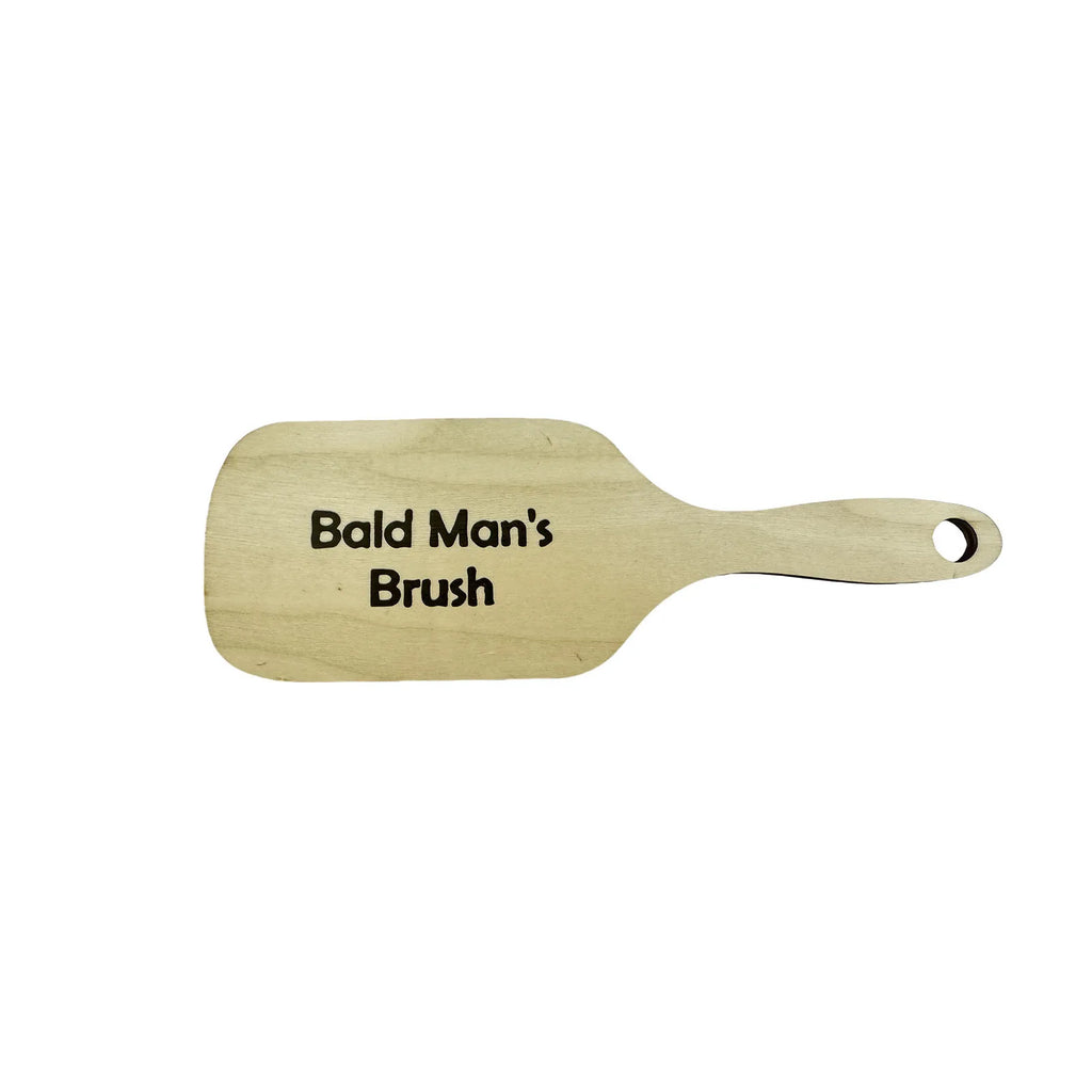 1pc Prank Bald Wooden Hair Comb for Bald Men