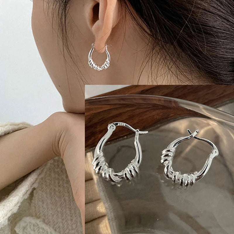925 Sterling Silver Star Moon Earrings