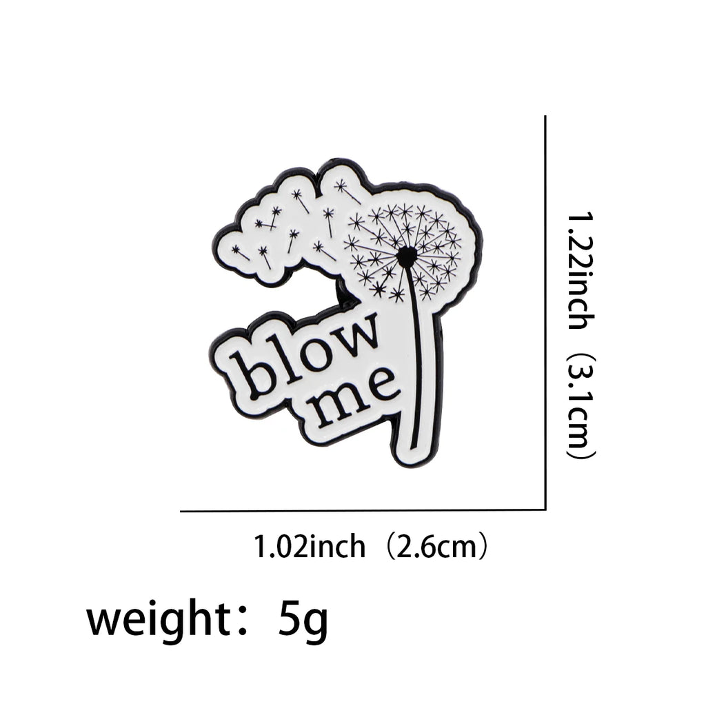 Dandelion Blow Me Pin