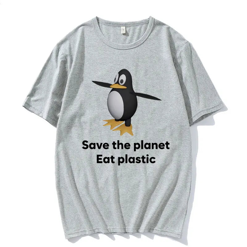 Save The Earth Eat Plastic Tee