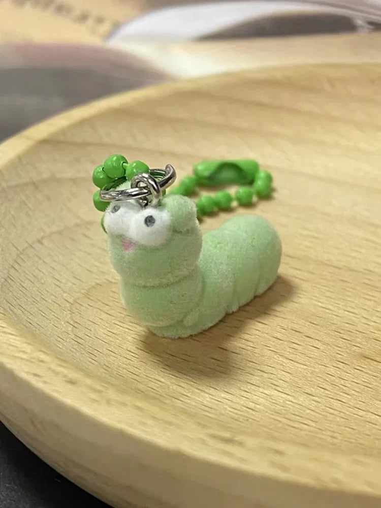Fluffy Pig Keychain
