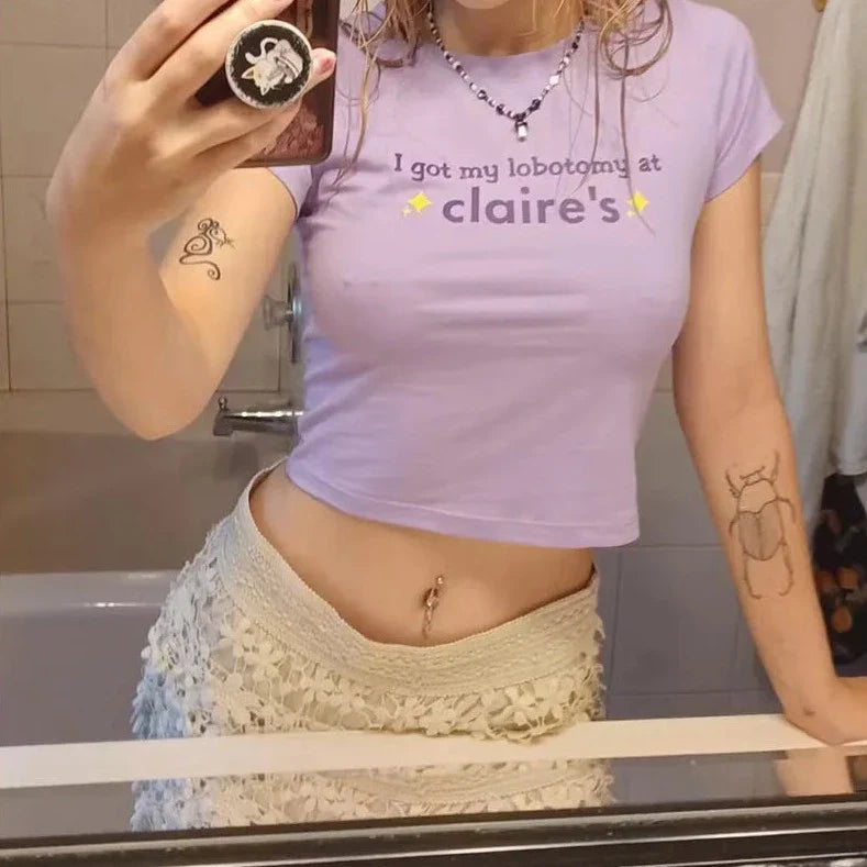 I Got My Lobotomy At Claires Tee