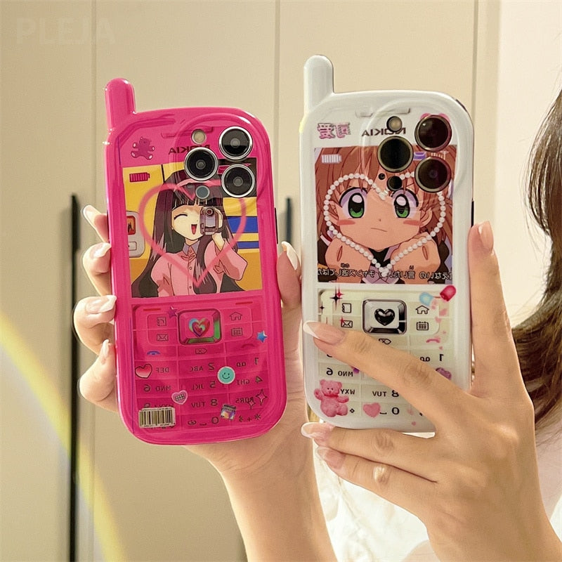 Anime Brick iPhone Case