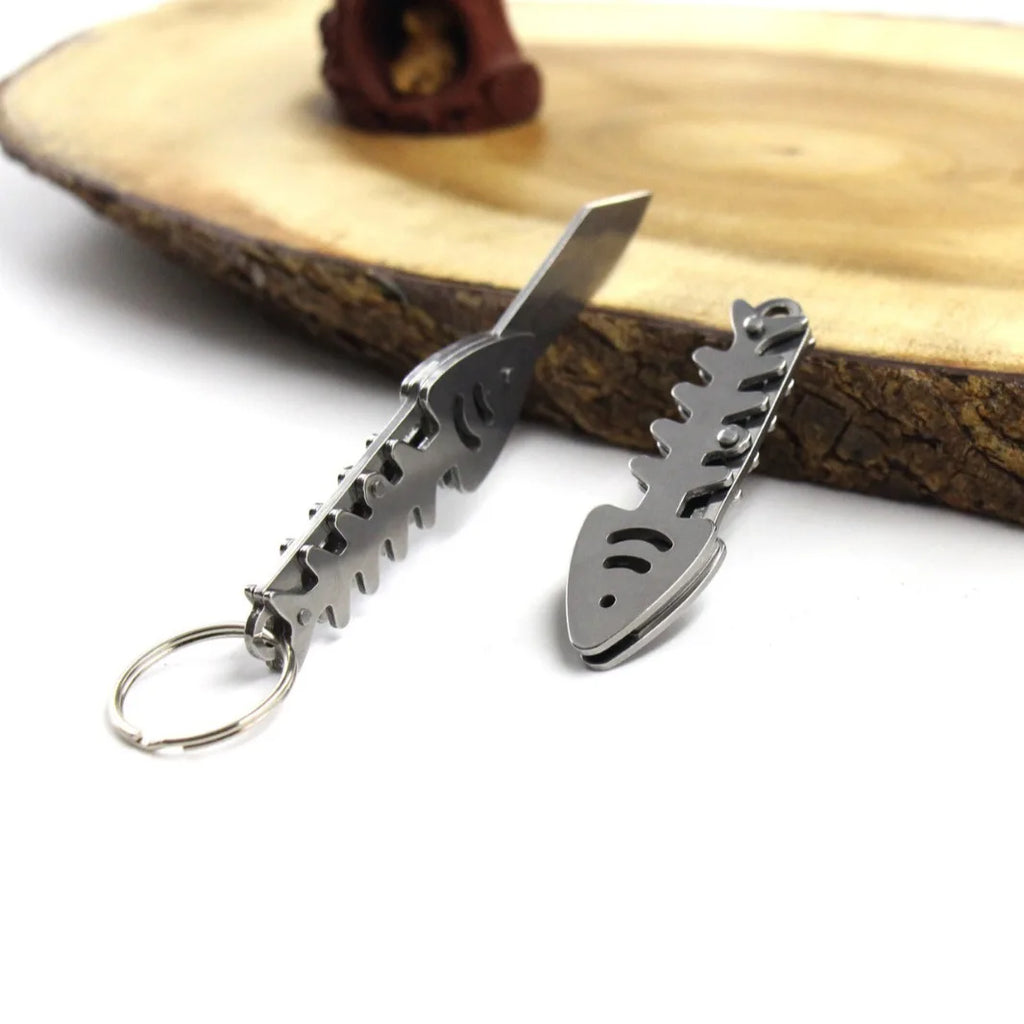 Fish Bones Outdoor Folding Knife