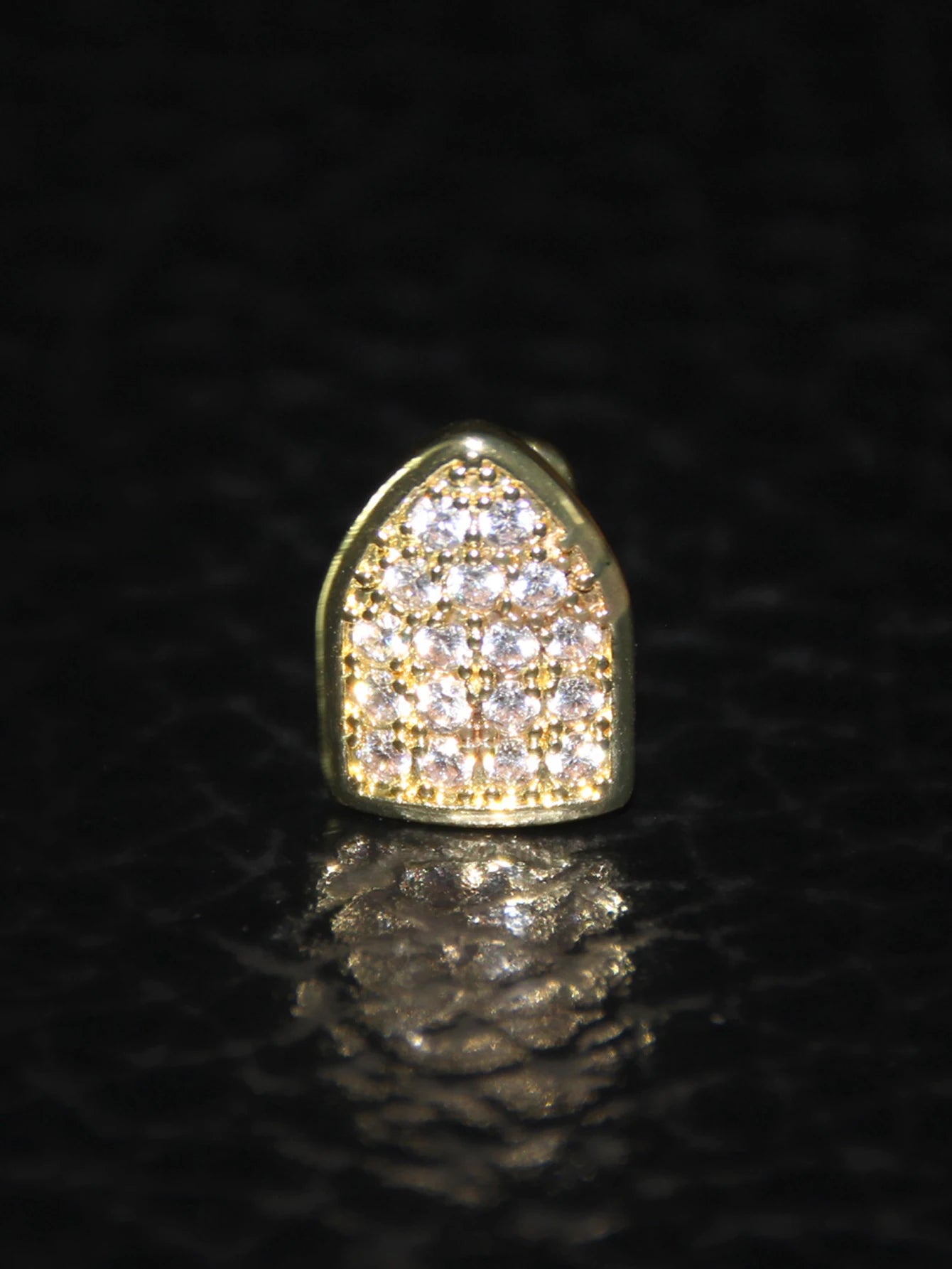 1pc Full Cubic Zircon Grillz Teeth Cap