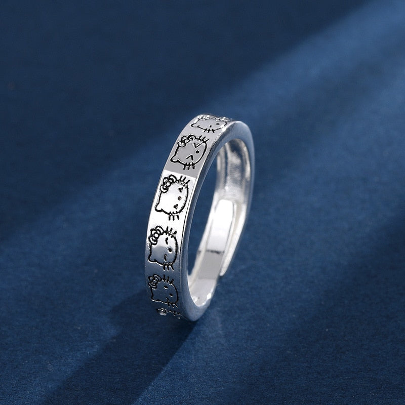 Stainless Steel Kelly Kitty Ring