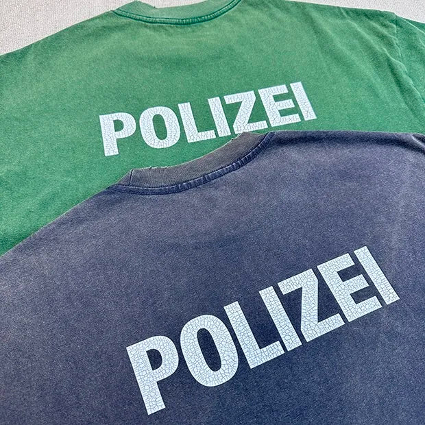 Heavy Cotton Polizei Shirt