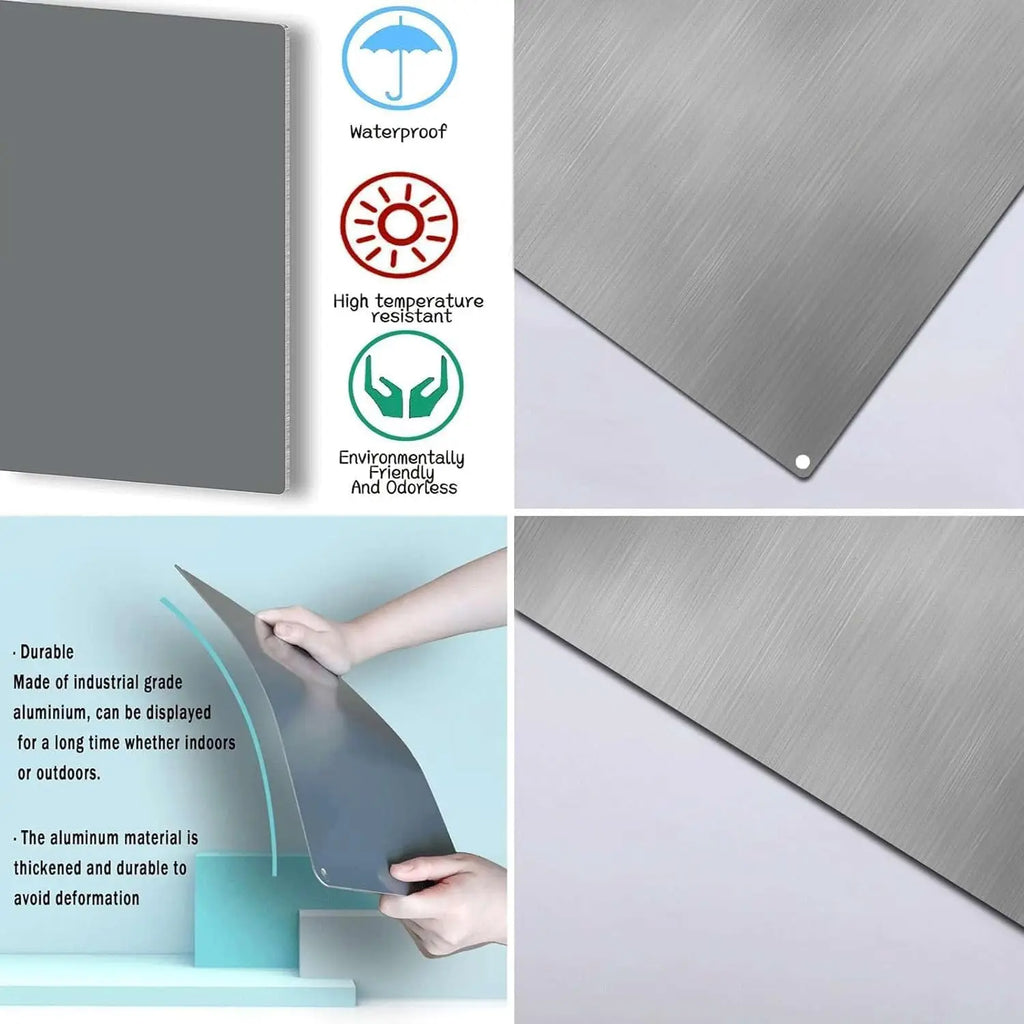 "Sometimes I Sit Quietly" Metal Design