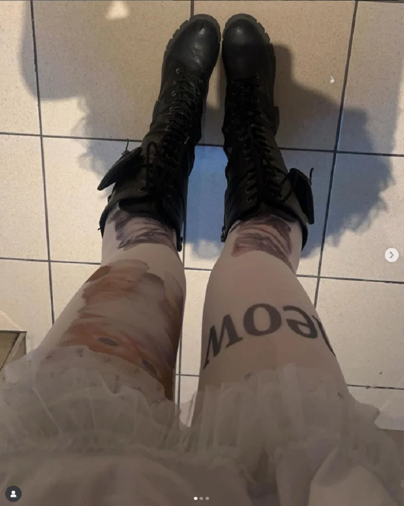 Cute Cat Long Socks